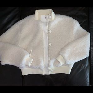 Bar III Becca Tilley Sherpa Bomber Jacket